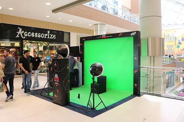 Green Screen Photo Booth / Video Booth game activity rent in Hyderabad